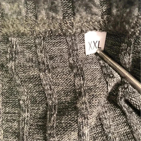 Womens XXL Unbranded Green Ribbed Knit Sweater L/S Super Soft - Picture 4 of 5